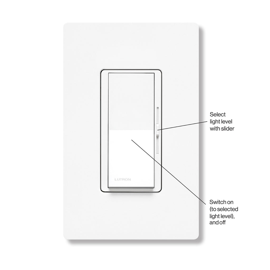 Lutron DVCL-153P Diva LED+ Dimmer Switch - Single Pole/3-Ways