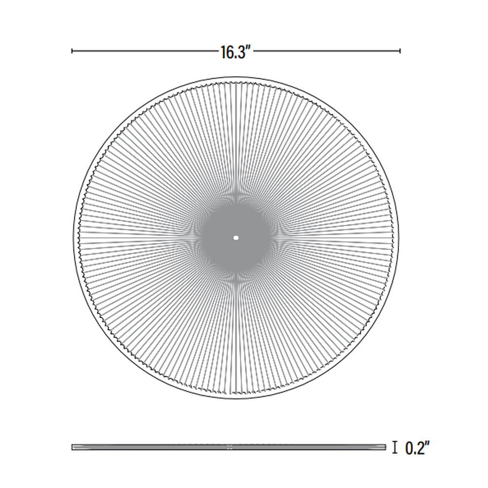 16 in. Acrylic Bottom Lens