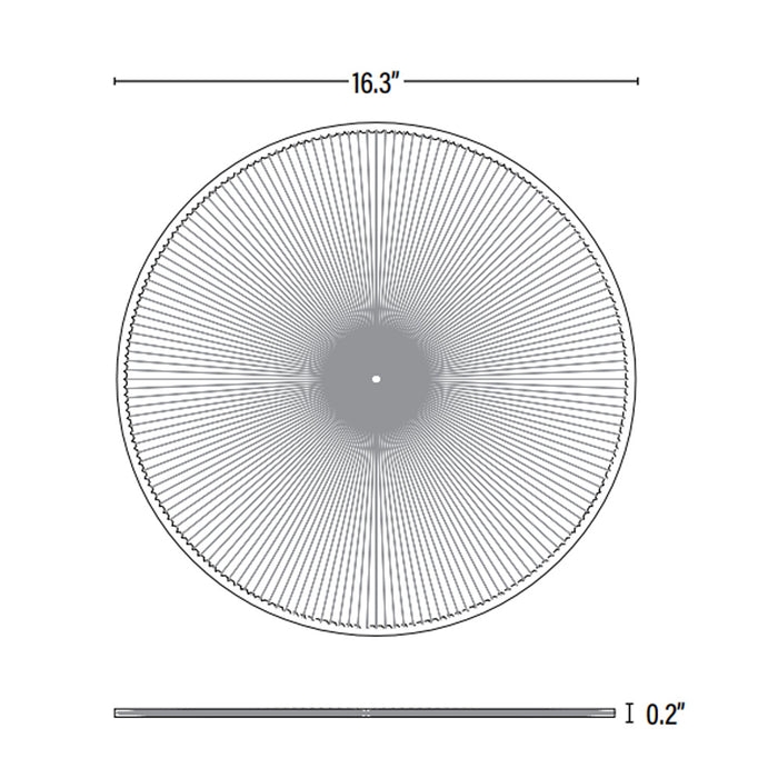 16 in. Acrylic Bottom Lens