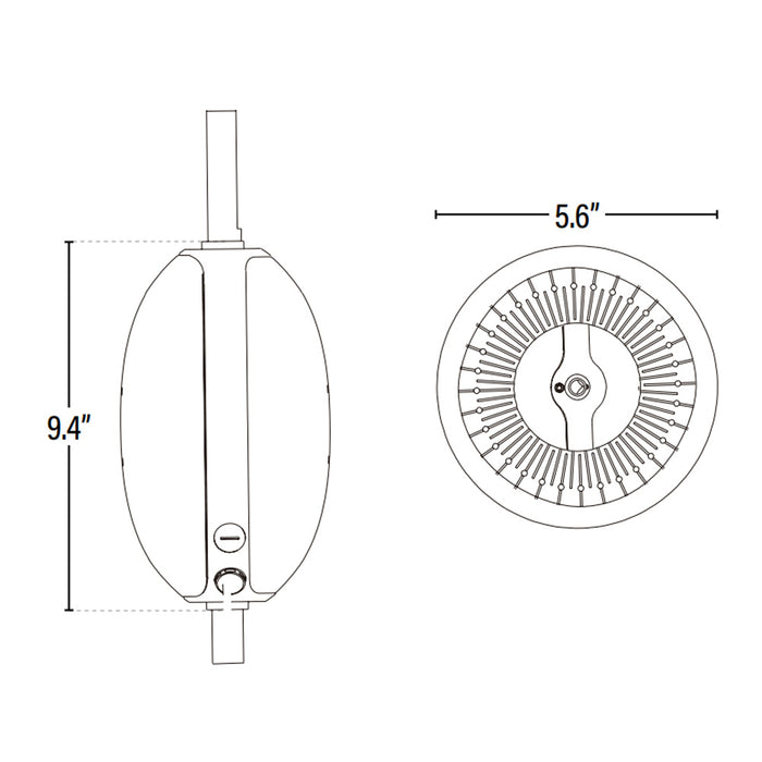 Emergency Pack for UFO High Bay, 40W/90 Min