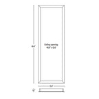 1x4 Flange Kit dimensions